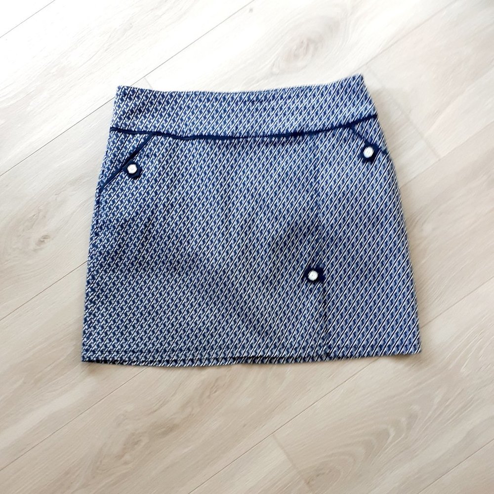 Le Grenier navy blue stretchy skort